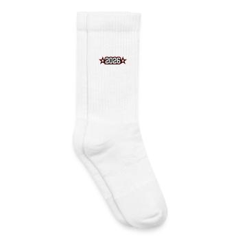2026 year - Kids Tennis Socks - white - Right