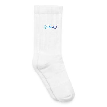 Gift idea for the boulderer with sport climbing - Kids Tennis Socks - white - Right