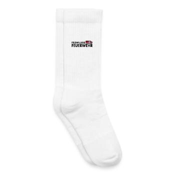 Freiwillige Feuerwehr Feuerwehrauto Feuerwehrmann - Kinder Tennissocken - Weiß - Rechts