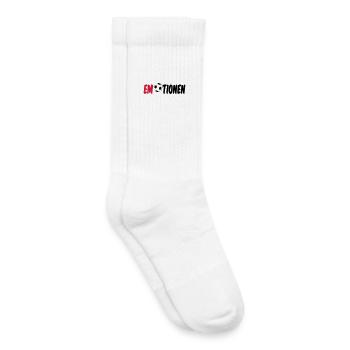 Emotionen (Fußball) Geschenk - Kinder Tennissocken - Weiß - Rechts