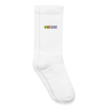 Race Car Periodensystem Lustig RaceCar - Kinder Tennissocken - Weiß - Rechts