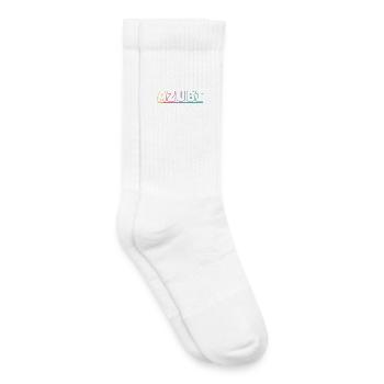 Design Azubi outline bunt - Kinder Tennissocken - Weiß - Rechts
