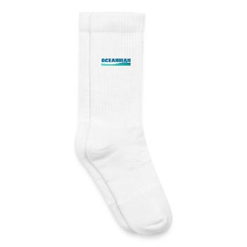 L’HOMME DE L’OCÉAN - Chaussettes de tennis bio enfant - blanc - Droite
