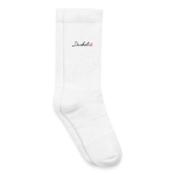Herz Hund Linienkunst - Kinder Tennissocken - Weiß - Rechts