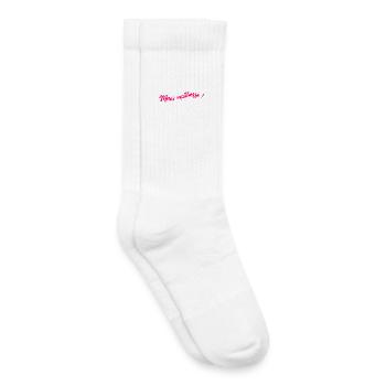 GELIEBTE. VIELEN DANK. DANKE HERRIN - Kinder Tennissocken - Weiß - Rechts