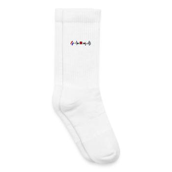 Cardio heartFlag Niederlande, Zeeland - Kinder Tennissocken - Weiß - Rechts
