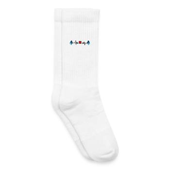 Herzfrequenz-Cardio für Minnesota - Kinder Tennissocken - Weiß - Rechts