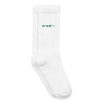 Annapolis - Chaussettes de tennis bio enfant - blanc - Droite