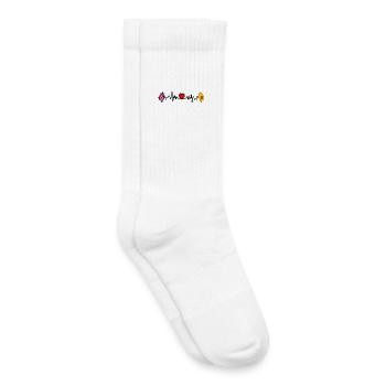 Herzfrequenz in Lancashire und Großbritannien - Kinder Tennissocken - Weiß - Rechts