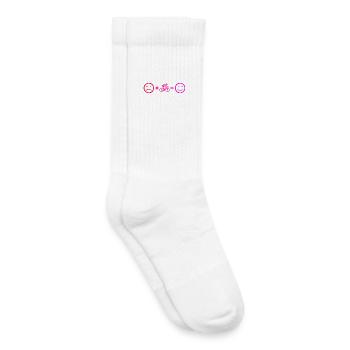 Road bike illustration for road bike - Kids Tennis Socks - white - Right
