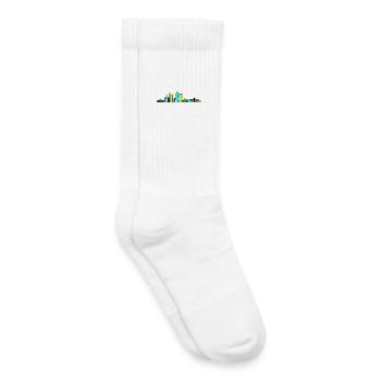 Kunst des Dhaka City Skyline National Monument - Kinder Tennissocken - Weiß - Rechts