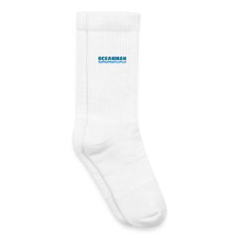 OCEANMAN - Chaussettes de tennis bio enfant - blanc - Droite