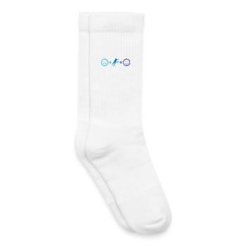 Une idée cadeau pour un athlète de pickleball destiné aux fans de pickleball - Chaussettes de tennis bio enfant - blanc - Droite