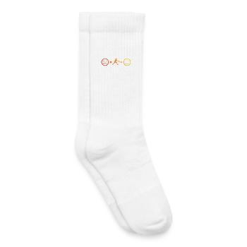 Pickleball Community Geschenkidee für den Vatertag - Kinder Tennissocken - Weiß - Rechts