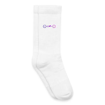 Geschenkidee für eine Freediverin mit Apnoetauchen - Kinder Tennissocken - Weiß - Rechts
