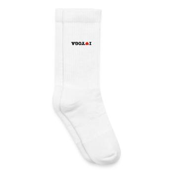 I love yoga - Kids Tennis Socks - white - Right