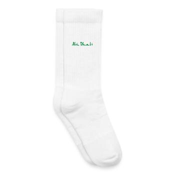 ABU DHABI - Chaussettes de tennis bio enfant - blanc - Droite