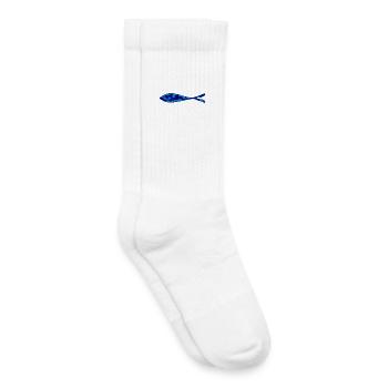 SARDINE. FISH. APRIL FOOL. EASTER. SEA - Kids Tennis Socks - white - Right