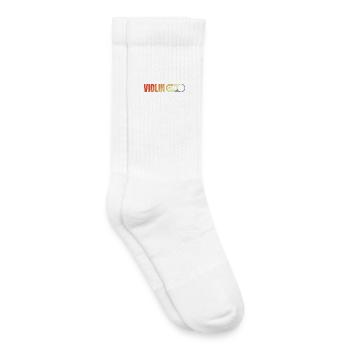 Vintage Violine - Kinder Tennissocken - Weiß - Rechts