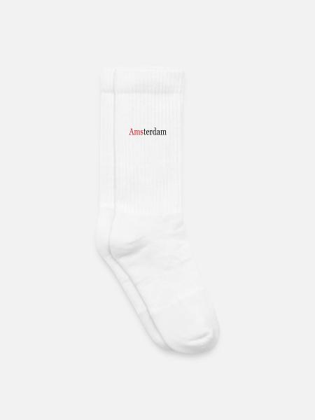 Amsterdam - Kinder Tennissocken - Weiß