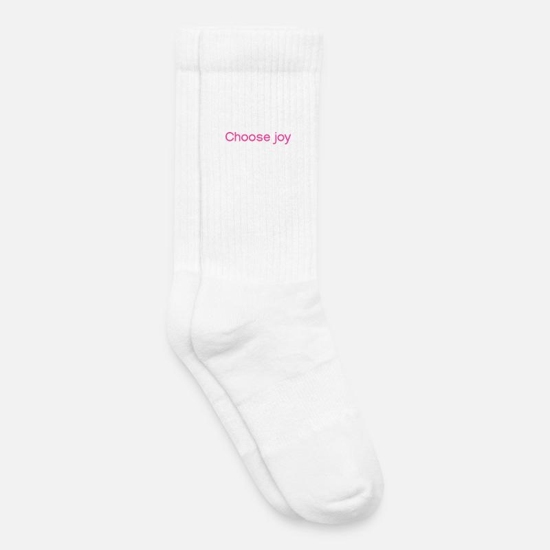 Wählen Sie joy Pink - Kinder Tennissocken - Weiß