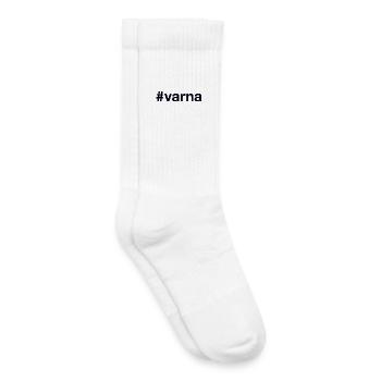 VARNA Hashtag Bulgaria Bulgarien - Kinder Tennissocken - Weiß - Rechts