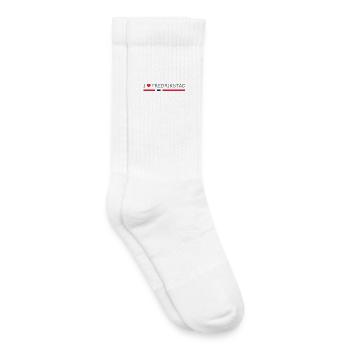 I love Fredrikstad - Norway - Norge - Norwegen - Kids Tennis Socks - white - Right