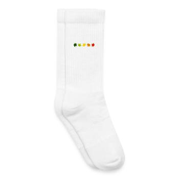 Der Herbst ist da - Kinder Tennissocken - Weiß - Rechts