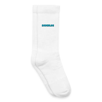 sans fond - Chaussettes de tennis bio enfant - blanc - Droite