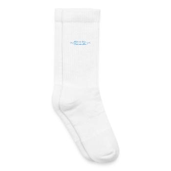 Nicht mein Zirkus, Nicht meine Affen - Kinder Tennissocken - Weiß - Rechts