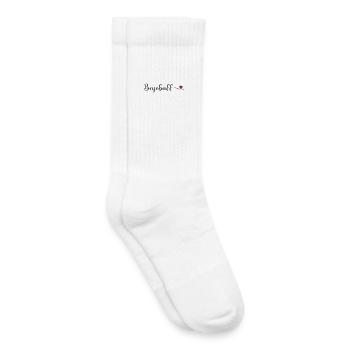 Base-ball - Chaussettes de tennis bio enfant - blanc - Droite