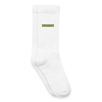 Fireworks Neon Lettering - Kids Tennis Socks - white - Right