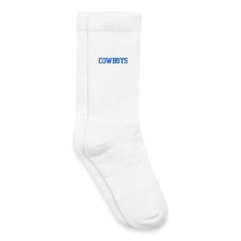 Cowboys - Kids Tennis Socks - white - Right