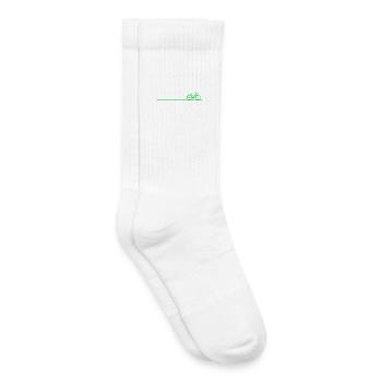 Bicycle Heart Line Bicycle Race - Kids Tennis Socks - white - Right