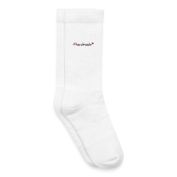 T-shirt hashtag fait main - Chaussettes de tennis bio enfant - blanc - Droite
