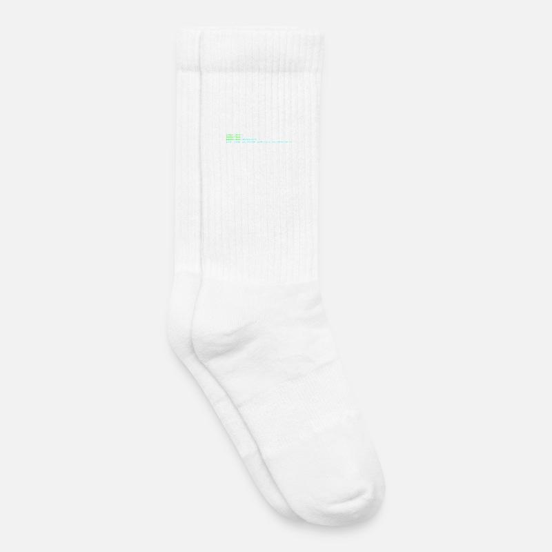 Linux-Terminal - Kinder Tennissocken - Weiß
