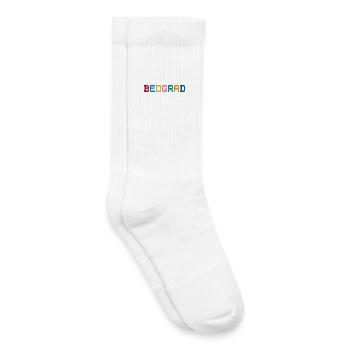 BEOGRAD Belgrade Belgrad - Chaussettes de tennis bio enfant - blanc - Droite
