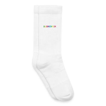 DUBROVNIK Croatie Croatie - Chaussettes de tennis bio enfant - blanc - Droite