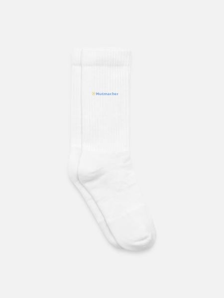 Mutmacher - Kinder Tennissocken - Weiß
