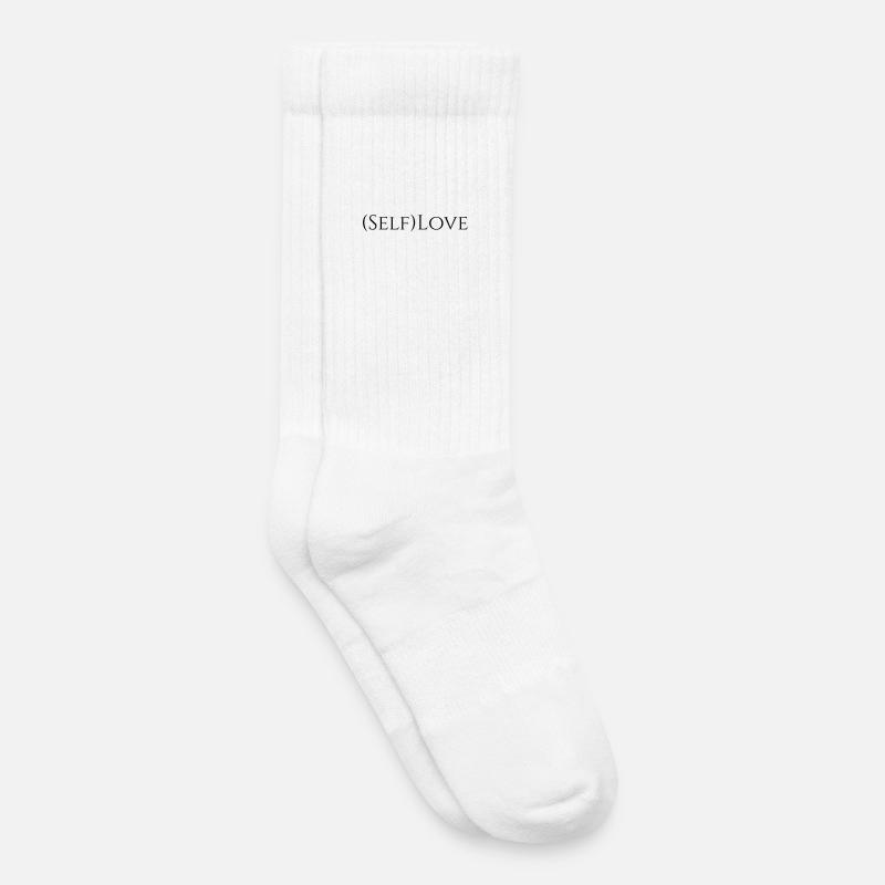 Selbstliebe - Kinder Tennissocken - Weiß