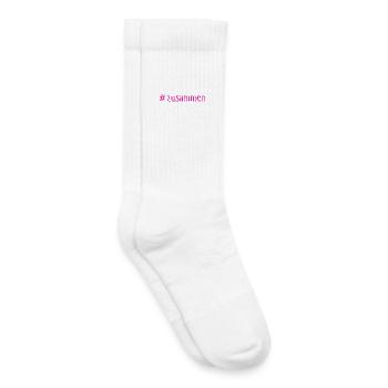 Zusammen stärker – Bold Statement Design - Kinder Tennissocken - Weiß - Rechts