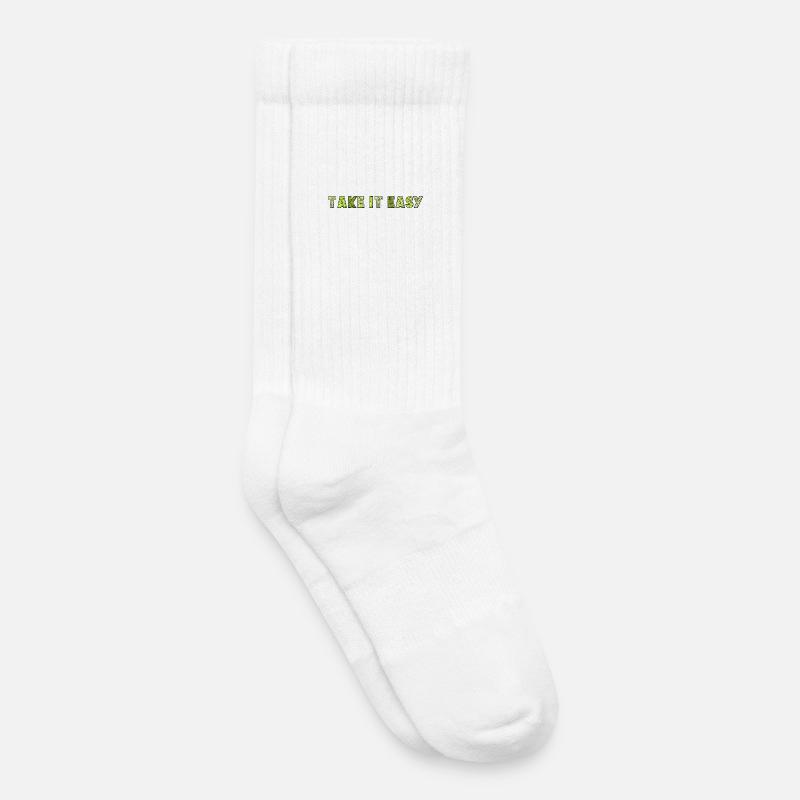 Take It Easy - Kinder Tennissocken - Weiß