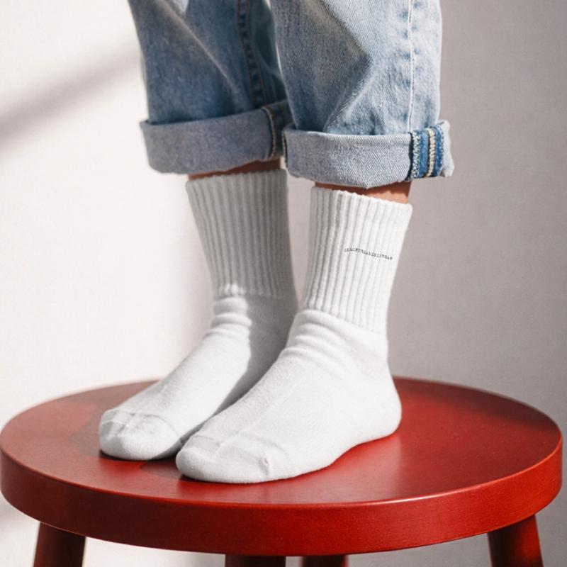 Unschubladisbar – Expression autodérisoire Chaussettes de tennis bio enfant