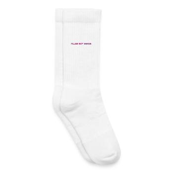 Alles gut genug / Lustiges T-Shirt für jeden Tag - Kinder Tennissocken - Weiß - Rechts