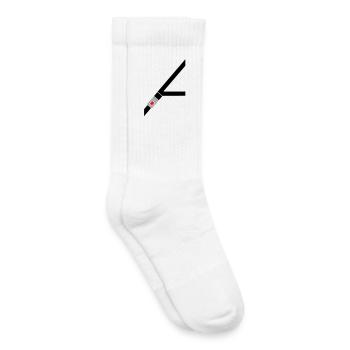 Sicherheitsgurt - Kinder Tennissocken - Weiß - Rechts