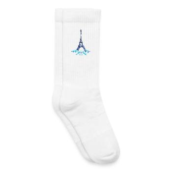 Eiffel tower - Kids Tennis Socks - white - Right