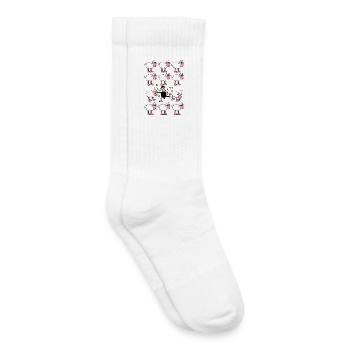 Schwarzes Schaf - Kinder Tennissocken - Weiß - Rechts