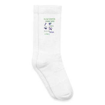 Café artisanal et bière - Chaussettes de tennis bio enfant - blanc - Droite
