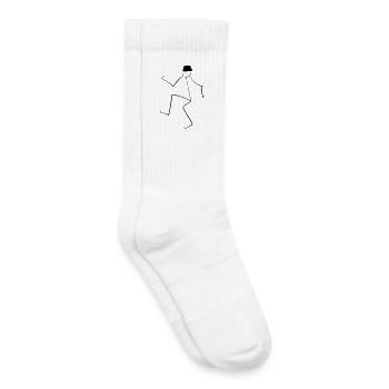 Danse - Chaussettes de tennis bio enfant - blanc - Droite