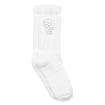 Bicycle Skull light grey - Kinder Tennissocken - Weiß - Rechts